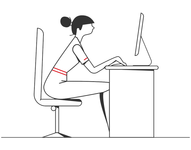 woman accessing HSBC business banking helpdesk using desktop computer woman accessing HSBC business banking helpdesk using desktop computer