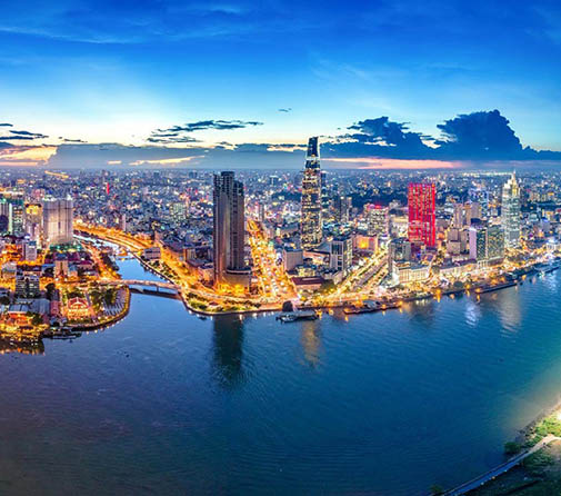 Vietnam city view